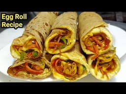 Egg Roll Recipe | बाजार जैसा अंडा रोल हेल्दी तरीके से | Street Style Egg Roll |Anda Roll |Chef Ashok