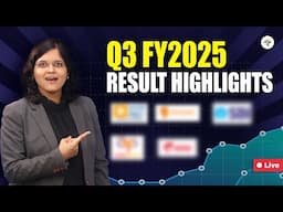 Q3FY25 Result Highlights REC | SBI | Swiggy | Asian Paints | Airtel | CA Rachana Ranade