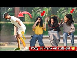 Best Funny Potty Prank 😂|| Best Reaction prank on cute girls || Funny prank || Jaipur Entertainment