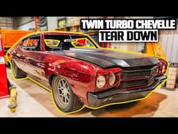 Ripping Apart the Twin Turbo LSX Chevelle - 1000hp 1970 Chevelle Build