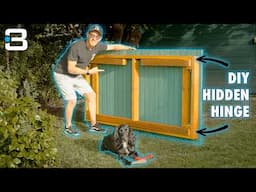 HOW I Built a FOLDABLE Garden Table With HIDDEN DIY Locking Hinges