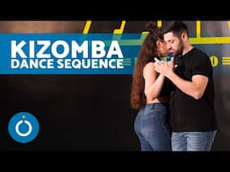 KIZOMBA DANCE Sequence Couple Dance 🔝 Intermediate Level Kizomba Dancing