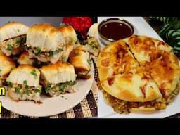 Bakery Style Chicken Buns & Fajita Chicken Sandwich Recipe By Tasty Food With Maria |Ramzan Special