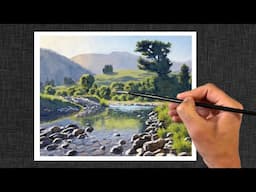 My Landscape Paintings EXPLODED When I Learned These Techniques