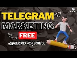 Telegram Marketing Tutor - How To Start Free Method Telegram Marketing-Telegram App ZeroToCrore EP70