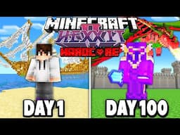 I Survived 100 DAYS in Minecraft Hexxit 2 HARDCORE.. Here's What Happened..