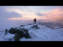 Winter wild camp on Kinder Scout | Hilleberg Akto