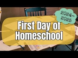 FIRST DAY of Homeschool DITL // What It’s Really Like // Kickoff the 2024-2025 school year // Collab