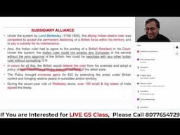 Subsidiary Alliance | Indian History | Tarun Goyal GK BOOK | UPSC