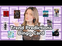 I made a 2025 fashion trends predictions BINGO CARD