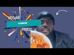 Trying loaded cheese fries from Slice on the Avenue  Veganuary S5 E13