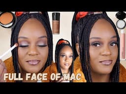 GRWM WITH A FULL FACE OF MAC COSMETICS💋MAKEUP + OUTFIT