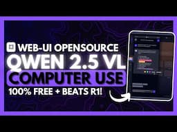 Qwen 2.5 VL Computer Use: FULLY FREE AI Agent With UI CAN DO ANYTHING! (Beats OpenAI Operator)