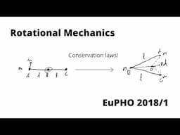 An Insanely Elegant Rotational Mechanics Problem | EuPhO 2018 Problem 1