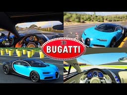 BUGATTI CHIRON | Top Speed/Sound in Forza Horizon 5,4,The Crew 2,Motorfest,Assetto Corsa,Asphalt 9.