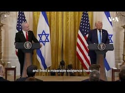 President Trump at news conference with Netanyahu: 'Gaza has been an unlucky place for a long time'