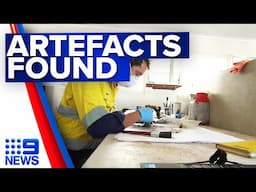 Artefacts uncovered beneath Fremantle Prison