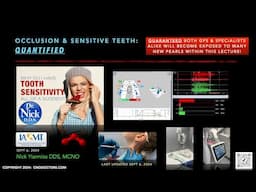 Occlusion & Sensitive Teeth-QUANTIFIED!