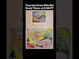 Last Week On Draw With Me: Hockney Landscapes #sbsdrawwithme