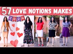 All 57 garments sewn with Love Notions in 2024. Grab 35% OFF now :) (karina35)