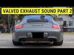 Porsche 997.2 Prototype Valved Exhaust Sound Clips (ECG Performance Catback Exhaust for Porsche 911)