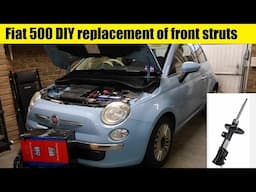 Fiat 500 - DIY replacement of  Front shock absorber