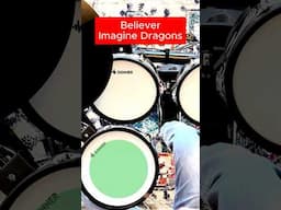 Believer Imagine Dragons Drum Tutorial #drums #tutorial