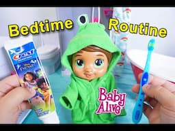 BABY ALIVE Doll Night Time Routine, Bath Routine With 3 Babies!