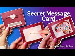 DIY Secret Message Card 🔥 | Surprise Fire Card Idea | Happy Birthday Card For Boyfriend/Bestfriend