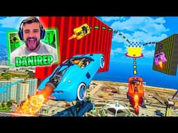 CARRERA BRUTAL! LLEGAMOS A LA META A LA VEZ!! - GTA 5 ONLINE