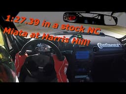 POV Fastest Lap at Harris Hill! 1:27.39 NC Miata on Continental ECF 225/40-17