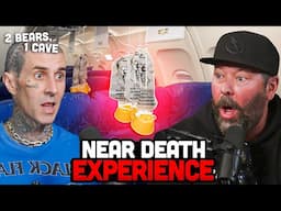 How Travis Barker SURVIVED A Plane Crash | 2 Bears, 1 Cave Highlight