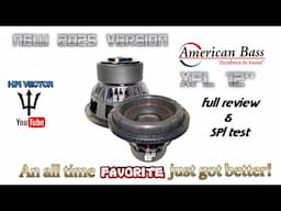 New 2025 model American Bass XFL subwoofer Best all round subwoofer for the price