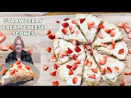 STRAWBERY CREAM CHEESE SCONES Perfect for Breakfast Brunch or Anytime