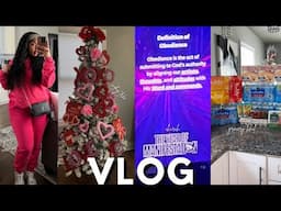 WEEKLY VLOG: vday tree, getting my life together, church, etc. | Luxury Tot