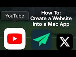 Turn Any Website into a Mac App in the Dock | Easy Tutorial