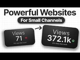 9 USEFUL Websites That Help Small YouTube Channels Grow!