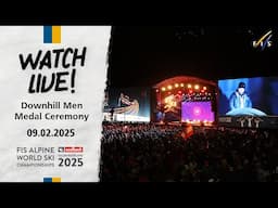 LIVE | Saalbach (AUT) - Downhill Men - Medal Ceremony | FIS World Alpine Ski Championships 2025