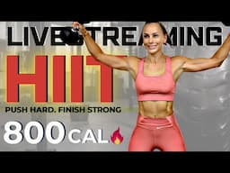 60-MIN KILLER HIIT WORKOUT CHALLENGE + ABS / Weight Loss, INTENSE Body Sculpting, Belly Fat 🔥 PUSH