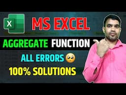 Excel Most Powerful Formula | Excel Aggregate Function | Excel Formula and Function