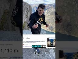 Youtuber se juega la vida a 1KM de altura…