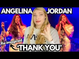 Vocal Coach Reacts: ANGELINA JORDAN' Thank you' (New Version) Live In Depth Analysis!