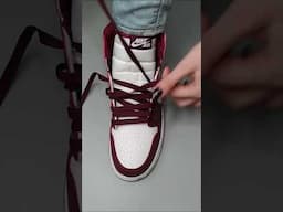 How to correctly lace jordan 1