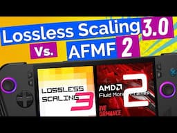 Ally X: Lossless Scaling 3.0 vs. AFMF 2: The WINNER is…