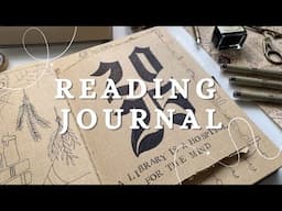 2025 Reading Journal Setup ✨ Witchy Academia Vibes | Beginner-Friendly Spreads