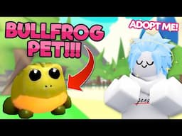 NEW BULLFROG in Adopt Me 🐸 Toad Pet Revealed in Woodland Egg(Roblox)