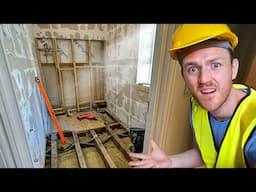 DIY Bathroom Renovation from Scratch (Cowboy Builders Left This Behind)