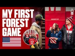 EMOTIONAL City Ground Reaction 🥹 | Olivia’s Special Nottingham Forest Experience 🇺🇸