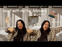 february monthly reset | goal setting, monthly reflection, budgeting, business talk and my TBR