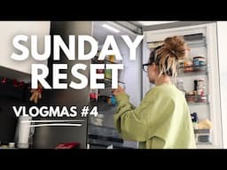 Sunday reset routine! (cleaning + groceries) | Vlogmas #4